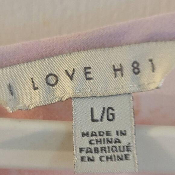 I Love H81 Women's Sleeveless Floral Blouse - Size Large Flowy Sheer Top - Picture 5 of 8